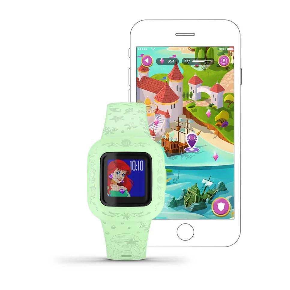 Đồng Hồ Garmin Vívofit Jr. 3 Disney Princess Xanh Lá